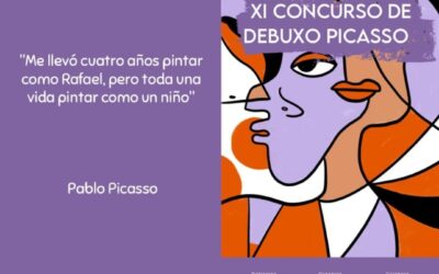 Alumnado de once centros de toda Galicia acada os premios do XI Concurso de Debuxo Picasso